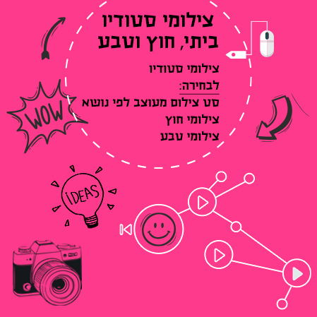 צילומי סטודיו וטבע