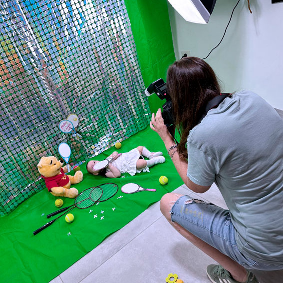 צילומי סטודיו | תינוקות - טניסאית