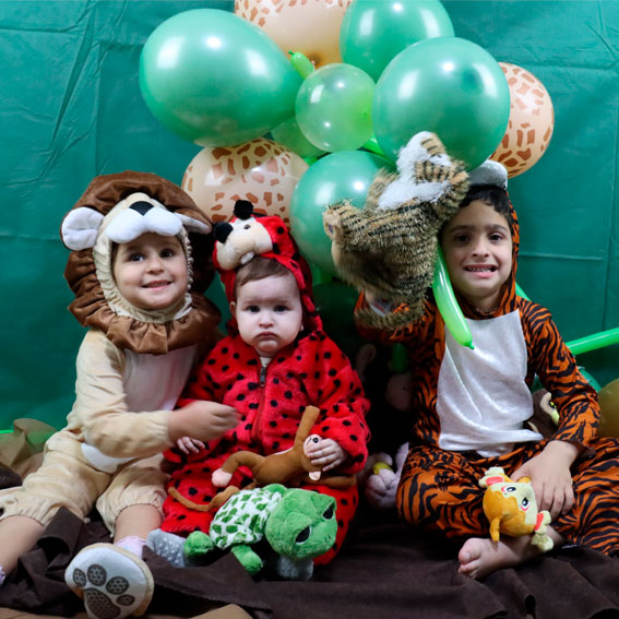 צילומי סטודיו ילדים | ג'ונגל משפחתי
