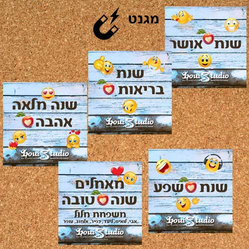 שנה טובה-סט מגנטים