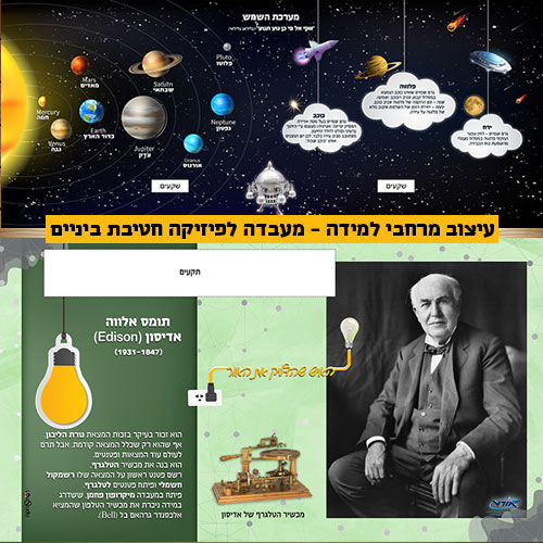 עיצוב מרחבי למידה | מעבדה לפיזיקה חטיבת רבין אורט מוצקין
